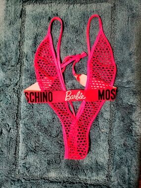 Dancewear Moschino Barbie Pink Mesh One-Piece